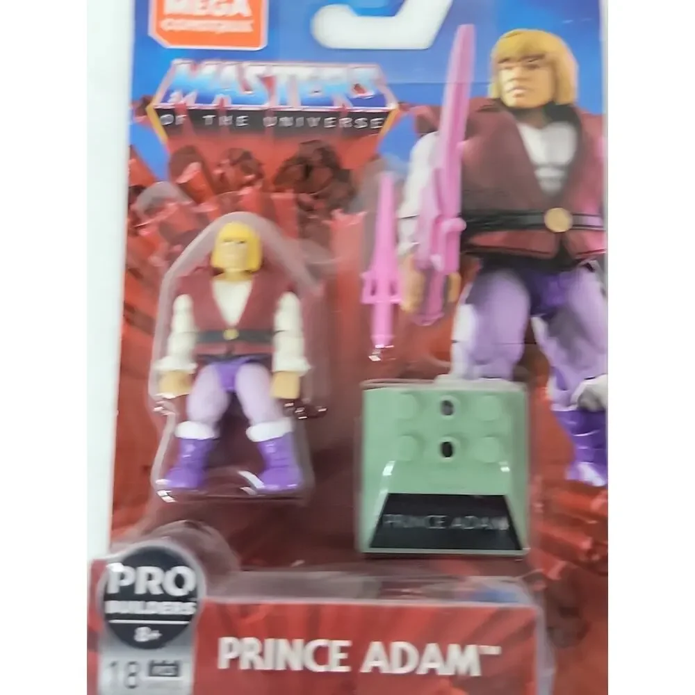 Mega Construx Masters of the Universe PRINCE ADAM & HE-MAN SET OF 2 MOTU